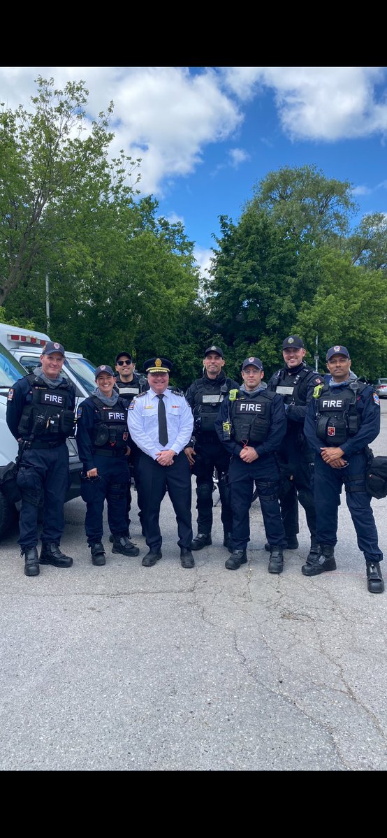 ChiefJessopTFS's tweet photo. Today members of our Public Order Unit worked alongside our @TorontoPolice &amp; @TorontoMedics partners to support a safe &amp; peaceful Walk with Israel event for participants &amp; local residents. Thank you to all involved for their professionalism &amp; commitment to public safety. #Toronto https://t.co/QUoHfvBztd
