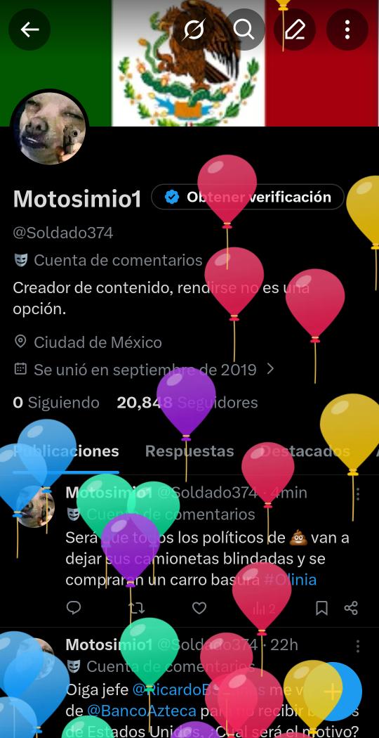 Soldado374's tweet photo. Solo @X se acordó de mi cumpleaños 🎂 https://t.co/mqHThwbwO5