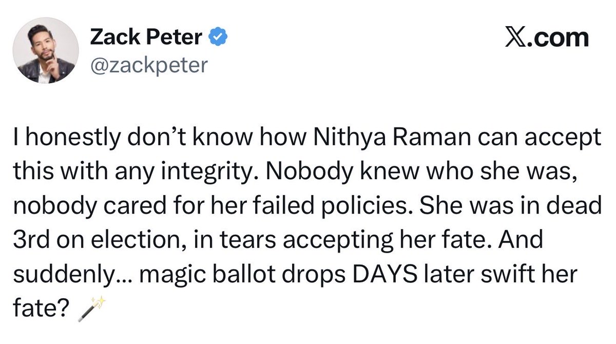 JordanUhl's tweet photo. Extremely funny to watch the right coalesce around “I’m in a bubble of morons, so this is impossible!” as an explanation for the LA mayoral results. https://t.co/dOAfkpdppZ