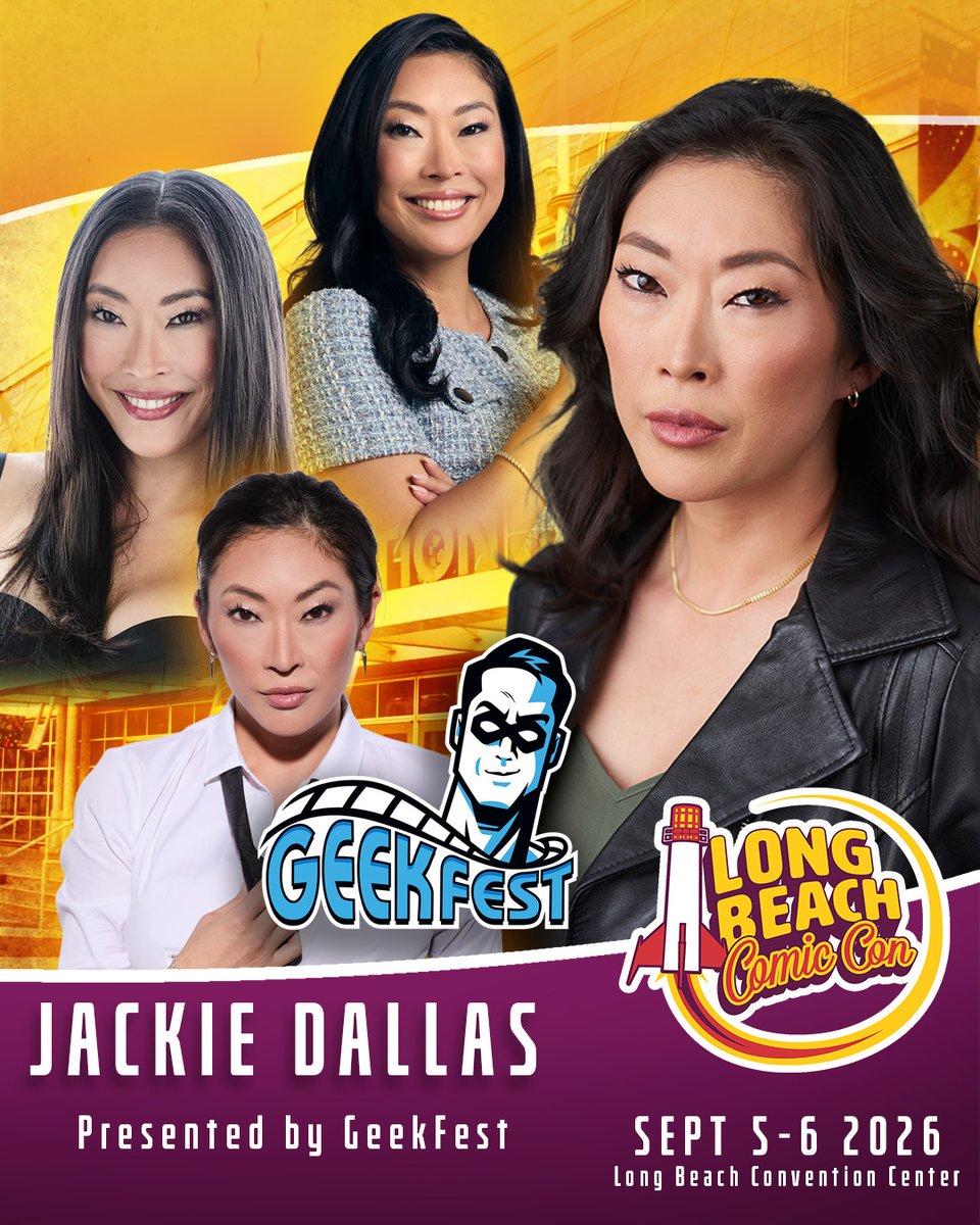 GeekFilmFests's tweet photo. #SundayFunday
If you missed out announcements in the past couple weeks!
Join us @therealLBCC Sept 5-6
With our Special Booth Guests...so far @JaxDallas and @HollywoodLadyj
Grab your passes NOW!
https://t.co/ppToXuvVx2
#geekfest #comiccon #filmfestival #LBCC https://t.co/uA8uze2TxC