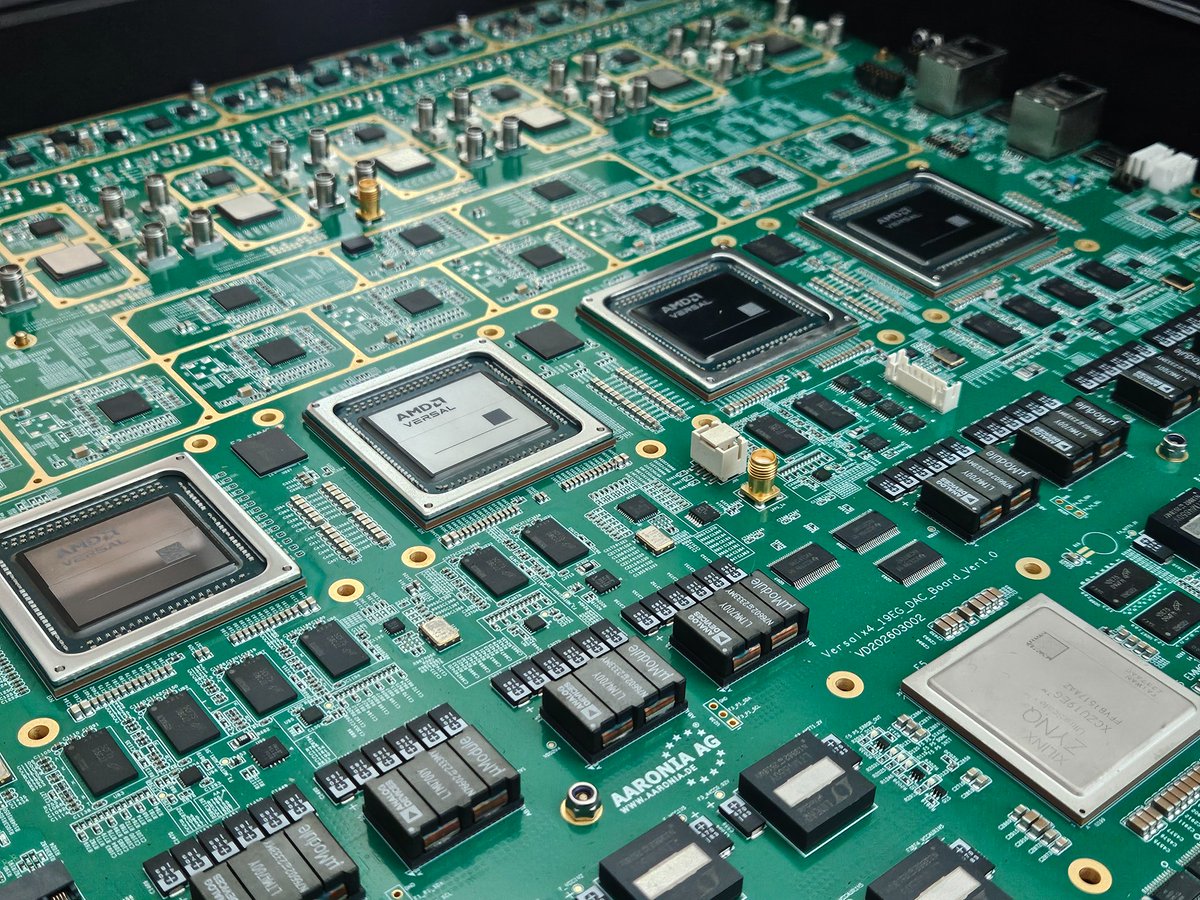 Aaronia_AG's tweet photo. PCB Magic, that's all 😍
#aaronia #rf #tech #sigint #PCB #IMS2026 #AMD #Intel #ADI https://t.co/GYNBngtbep