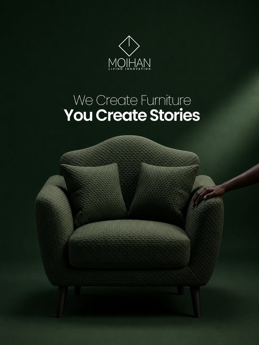 moihan01's tweet photo. Furniture is more than wood, fabric, and foam. It's where conversations begin, memories are made, and stories unfold.
We create furniture. You create stories.
#FurnitureDesign #InteriorDesign #MadeWithPurpose https://t.co/P11M4nvIhj