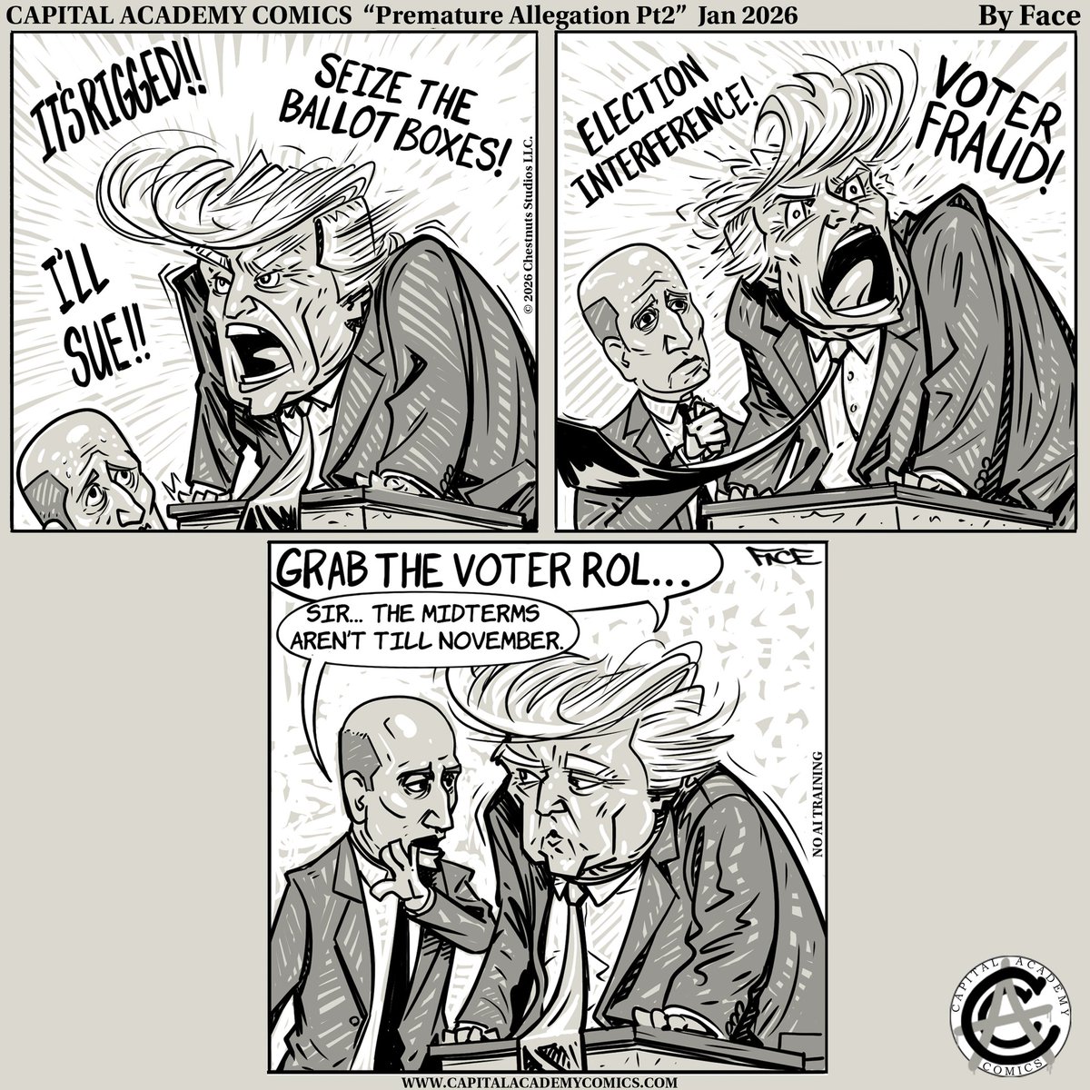 CapitalAcademyX's tweet photo. @MaryLTrump Just a preview of November.
Trump suffers from 
PREMATURE ALLEGATION https://t.co/uex9q2zmmO