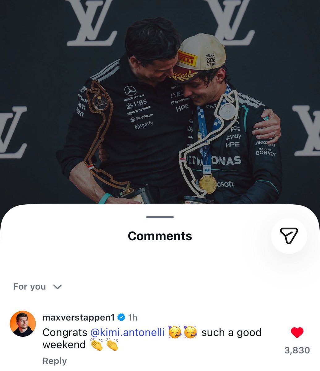 tirii_f1's tweet photo. Max congratulating his ducklings 😮‍💨 https://t.co/9oFY6NyOFq