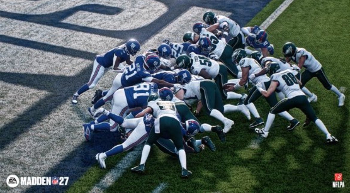 MEBzLive's tweet photo. @SikuLaFlame Looks like I’m running this every play now 😎 https://t.co/jEVCKyMwJE