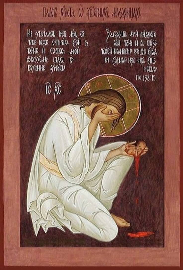 RheaMaria_'s tweet photo. Imago Dei is non negotiable, no there's no compromise, no exceptions, for we all are children of God. Panagia Protectress of the Unborn, pray for us sinners and forgive us for letting our world kill millions of innocents whose lives are seen as burdens.

Forgive us, O Lord.. https://t.co/YXf8C51nDf
