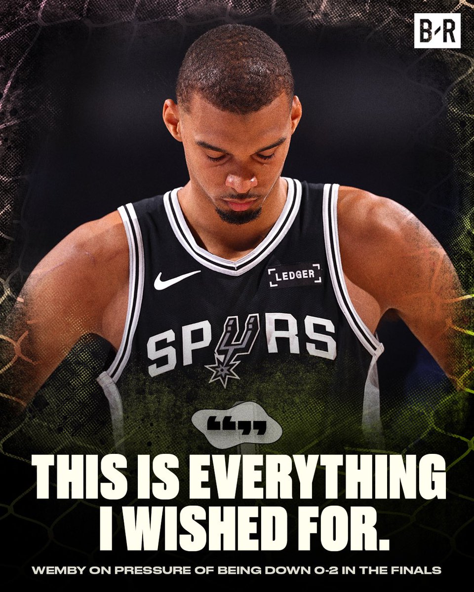 BleacherReport's tweet photo. Wemby is ready to embrace the spotlight heading into MSG for Game 3 😤

(via @nba) https://t.co/EhbIlOOlRs