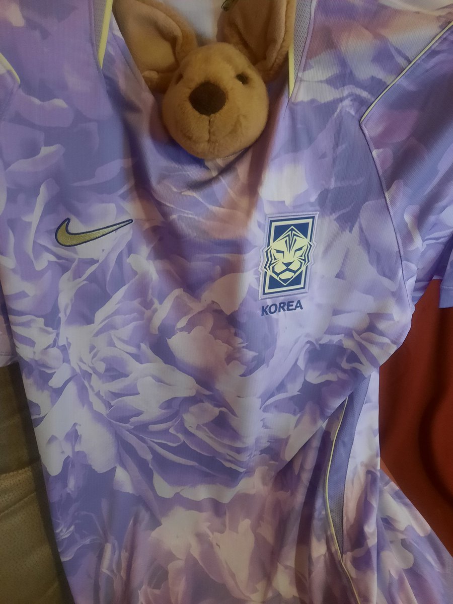 RobbieUndKaengu's tweet photo. @FauliUndPing Fußball muss nicht sein, aber das Trikot unbedingt! Genau meine Farbe ! 😊 https://t.co/JrINyJkABh