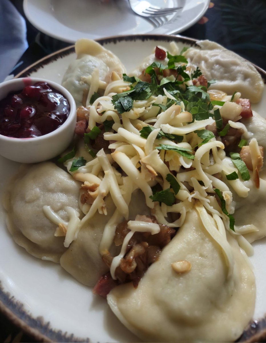 stamatiako's tweet photo. @Mariarosar38182 Pierogi, the Polish dumplings. Had them back in March when I visited Krakow/Warsaw and they were delicious. The filling is up to you! https://t.co/L34v3evQNC