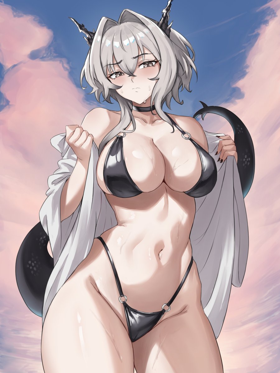 fangs_art's tweet photo. Talulah ready for summer https://t.co/FALSWxGDpN