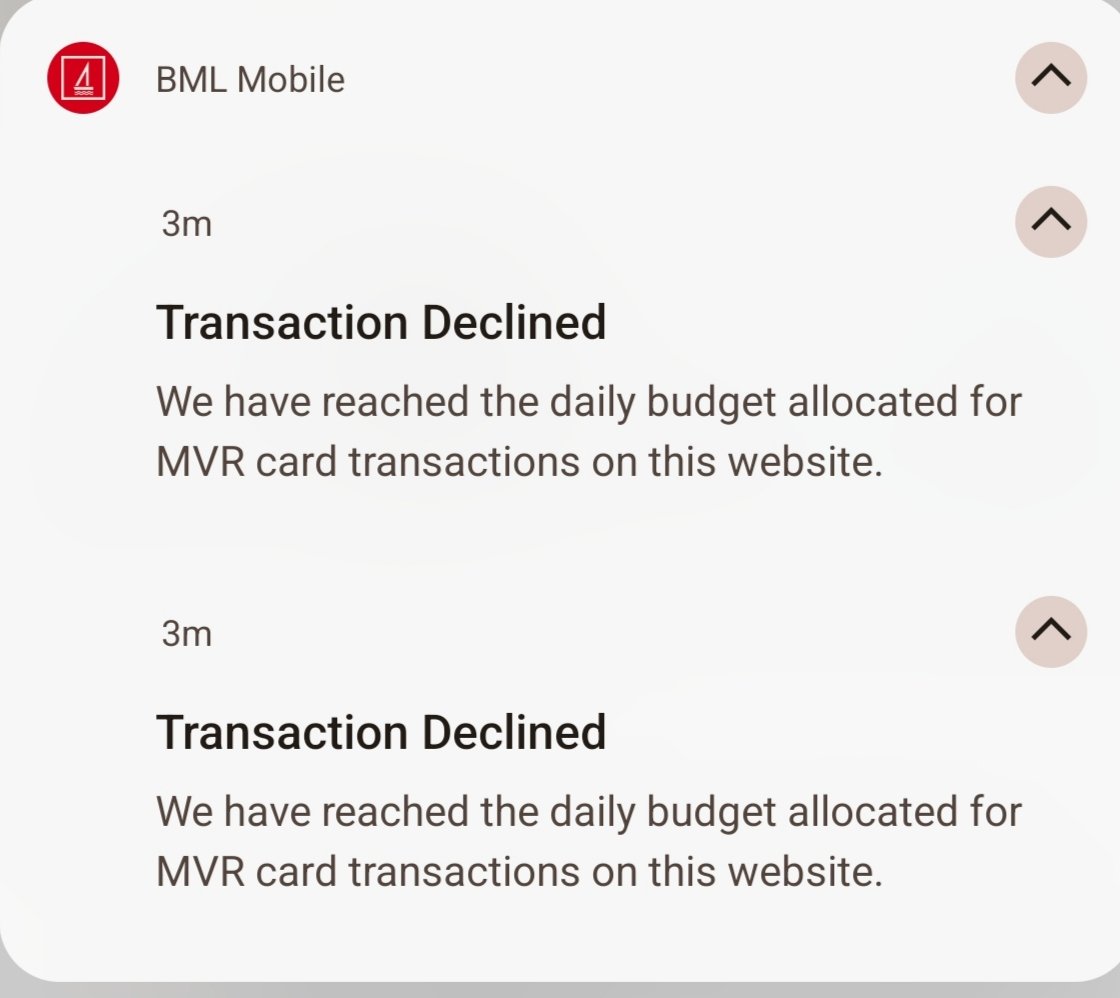 RaashidVp's tweet photo. Komme inthihaabaka dhimaakoh sarukaarah meehun nafrath kurumahtakaa @bankofmaldives kuraakameh.  Miee kohcheh hadhaanamey hithaa kuraakamehtho? 
Nikamethi meeha hama nikamethi koh baavvan @MMuizzu beynunvanee.
@Ch13maldives @MickailNaseem @AdhadhuMV @MohamedNasheed @HKurusee https://t.co/bUiyJRAIuM