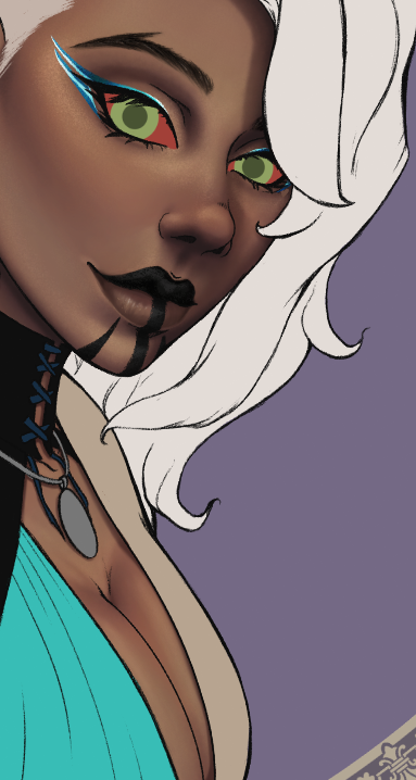 GirlofCrows's tweet photo. She is LOCKED IN with this stare XD https://t.co/W4XAYrf6QS