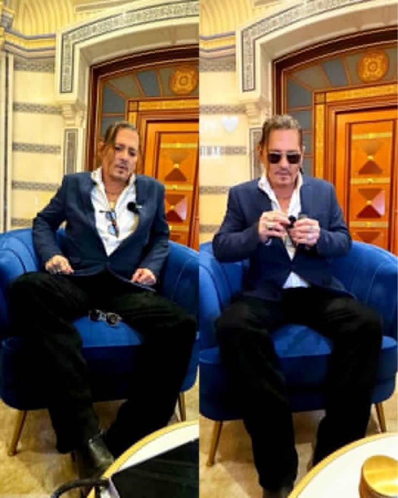 Johnny depp cares tweet media
