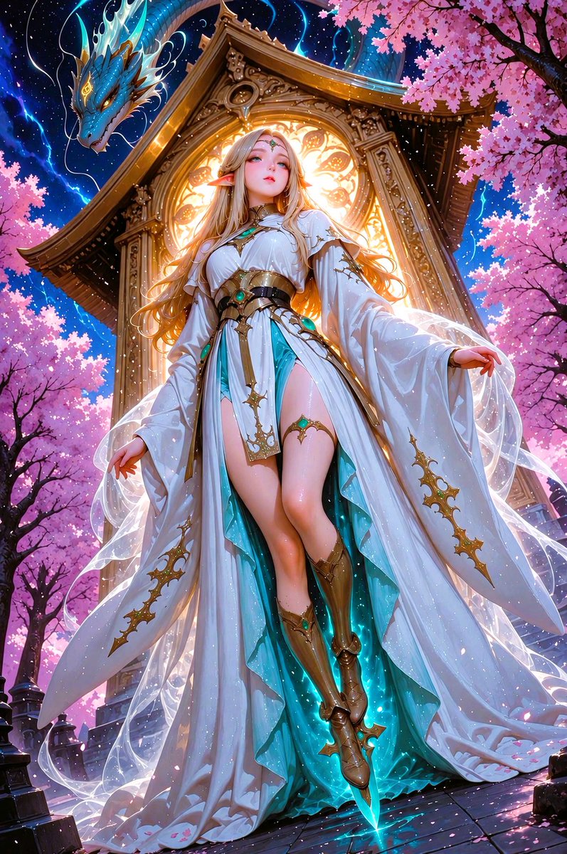 EtherealChrm's tweet photo. Maiden of the Dragon Shrine 🌸 https://t.co/fISaccBEAQ