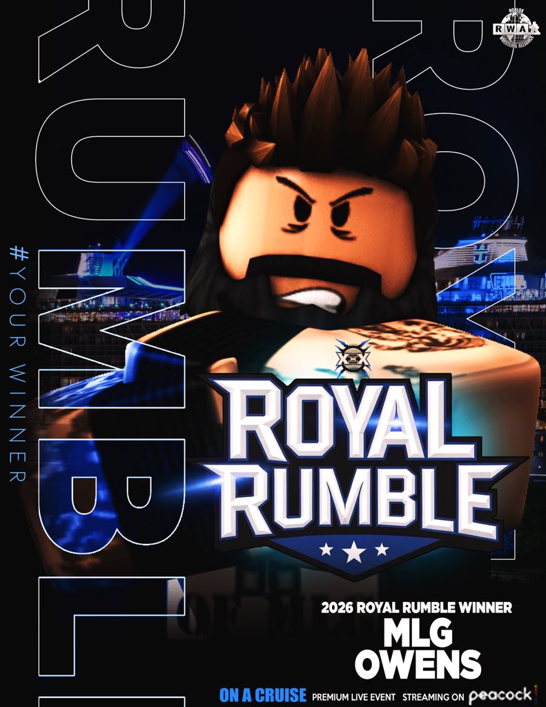XWENetwork's tweet photo. Congratulations to the Season 49 Royal Rumble Winner #MLGOwens! HES HEADING TO XTREMEMANIA! ππ
@jfkheadshot58 #YourWINNER #XWE2026 https://t.co/dfDYHIhWj3