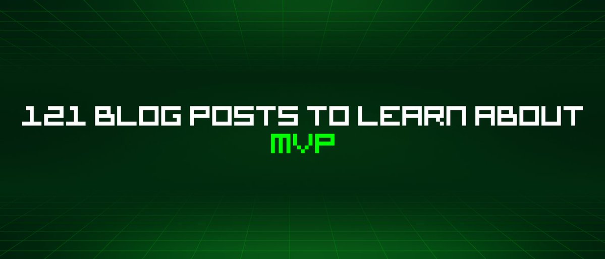 hackernoon's tweet photo. Learn everything you need to know about Mvp via these 121 free HackerNoon blog posts.
#mvp #learn...Show more https://t.co/KEVrAyMVaF