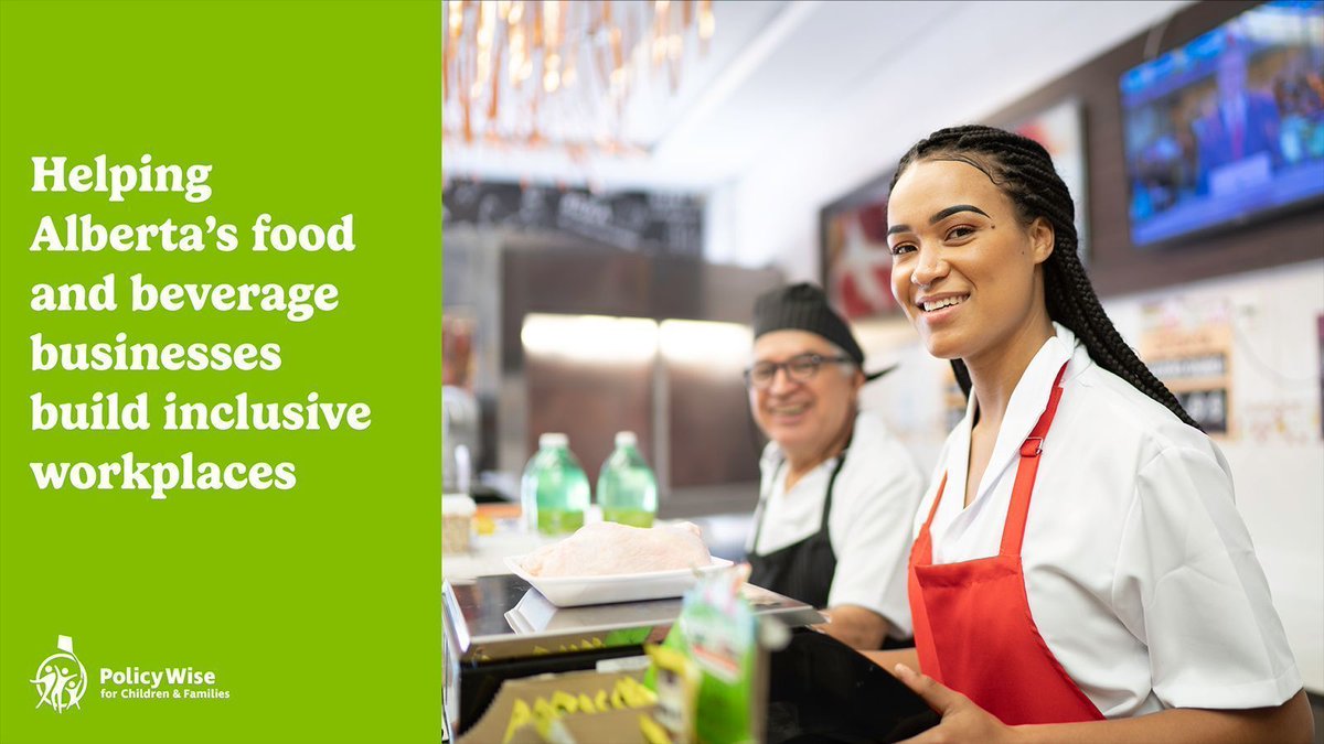 PolicyWise's tweet photo. A strong team is the heart of every great restaurant! 

@PolicyWise's Building Inclusive Workplaces resources can help Alberta’s food and beverage businesses recruit, retain, and support newcomer young adults for a thriving workplace.

Learn more at: https://t.co/vteAehnkoP https://t.co/7wUJsCz12b