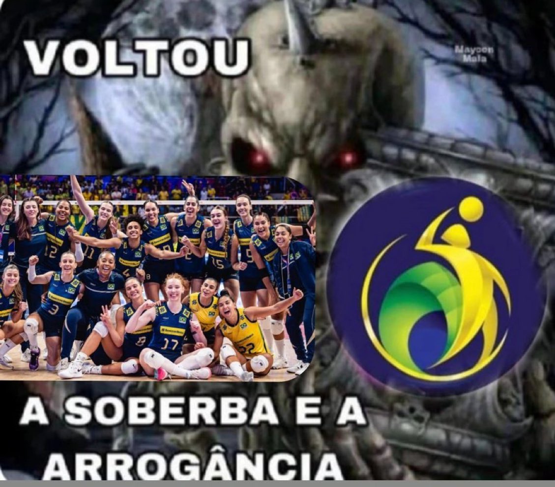 HenryVieira1241's tweet photo. DEUS NO CÉU SELEÇÃO FEMININA DE VÔLEI NA TERRA 
#VoleiNoSportv https://t.co/dA1CamRqtu