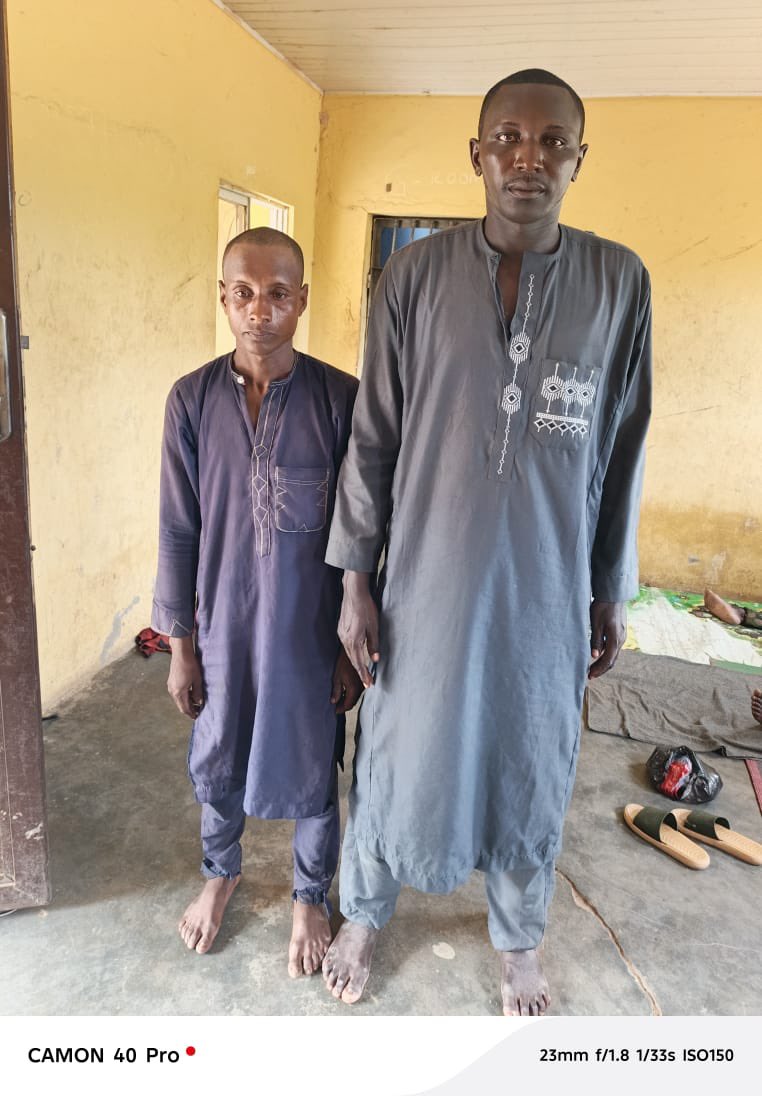 HQNigerianArmy's tweet photo. TROOPS OF OPERATION SAVANNAH SHIELD APPREHEND SUSPECTED BANDITS/TERRORISTS INFORMANTS RECOVER COMMUNICATION DEVICES AND CASH IN NIGER STATE

Troops of Joint Task Force (JTF) Operation Savannah Shield (OPSS) have apprehended five suspected bandits/terrorists informants in separate operations conducted in Niger State. The operations led to the recovery of communication devices, cash, and other items linking the suspects to criminal activities. The troops, while conducting a routine fighting patrol along the Doro axis in Wawa, Borgu Local Government Area of Niger State, apprehended three suspected bandits/terrorists informants on 6 June 2026.

Preliminary investigations revealed that the suspects were members of a bandit group operating in Duru, along the fringes of Kainji Lake National Park. Items recovered from the suspects included two Tecno keypad phones, one MP3 device containing recorded propaganda and inciting messages claiming the abduction of an individual in Kaduna State and the collection of a ransom of Sixty Million Naira (₦60,000,000.00), as well as a cash sum of One Hundred and Thirteen Thousand, Four Hundred Naira (₦113,400.00). The suspects and recovered exhibits are currently in custody for further investigation, while efforts are ongoing to apprehend other members of the criminal network.

Similarly, troops of 221 Battalion under JTF-NC OPSS, while on routine patrol along the cantonment perimeter fence, apprehended two suspected bandits/terrorists informants. Preliminary investigations revealed that the suspects had been deployed as reconnaissance elements to gather information on the cantonment.

Further examination of one of the suspects' mobile phones led to the discovery of a photograph showing a beheaded individual, dated 2 May 2026, indicating possible links to terrorist activities. Items recovered from the suspects included one Android mobile phone, one Tecno keypad phone, one motorcycle, and a cash sum of Eighty-Six Thousand, One Hundred Naira (₦86,100.00) only. The suspects and recovered exhibits remain in custody for further investigation.

The successful arrests underscore the commitment of troops of Operation Savannah Shield to dismantling criminal and terrorist support networks across the Joint Operations Area. The Task Force remains resolute in its mandate to deny criminal elements freedom of action and sustain pressure on all threats to peace and security within the region.

JAMILU MUHAMMED YAHAYA
Captain
Acting Media Information Officer 
Headquarters Joint Task Force (North Central) Operation SAVANNAH Shield 
7 June, 2026