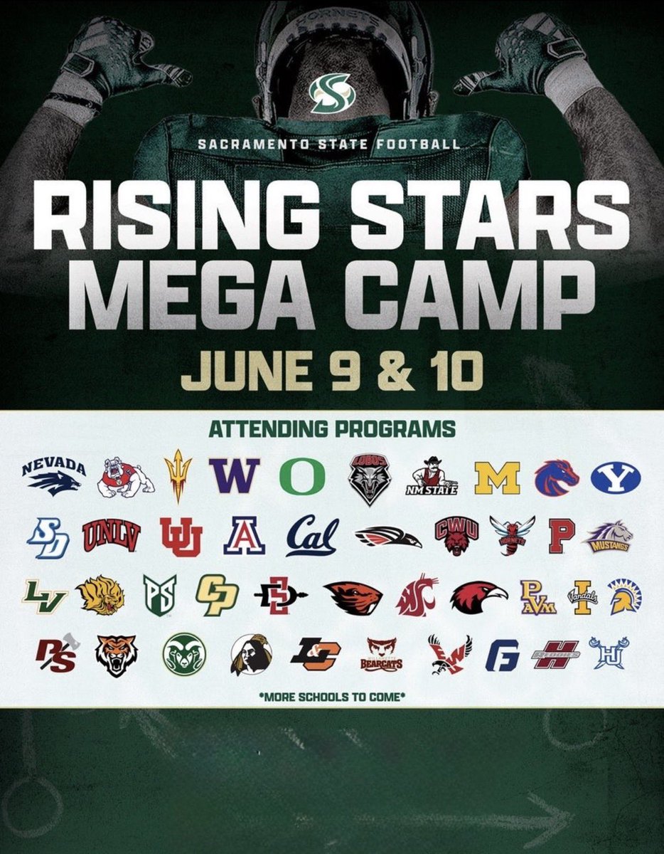 Cam__Hanger's tweet photo. Can’t wait to compete at the Sac State camp on June 9th!!! @tysonmcdaniel10 @Josh_Bringuel @CoachRonLaka @aguanos @Colton_Swan @CoachBOdom @CoachBojay @Coach_Bray @CoachT_PSU @CoachCollins46 @gnduff @CoachStalker @CoachHen_1 @RealCoachCarter @dakari_monroe21 @_ThaJizzleMan https://t.co/ak1D0c2Mdk