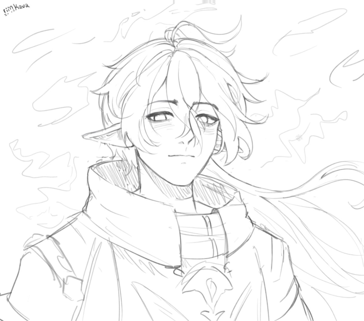riinkava's tweet photo. sketched flins for the first time at the end of may and never posted it… https://t.co/U7vODy4odj