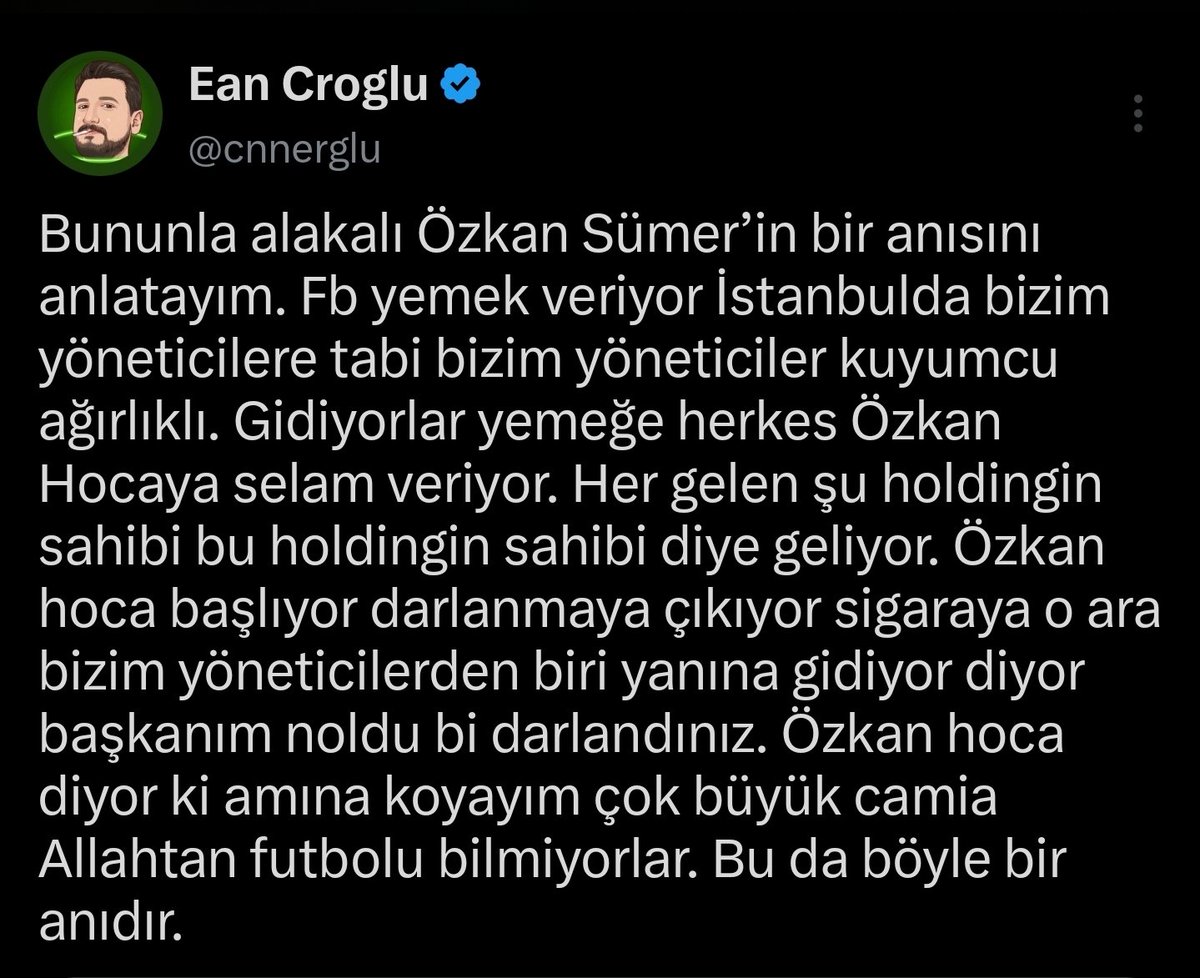 46Kaiser's tweet photo. Özkan Sümer'in tespiti her zaman geçerliliğini koruyor. https://t.co/Bhgicuhwpg