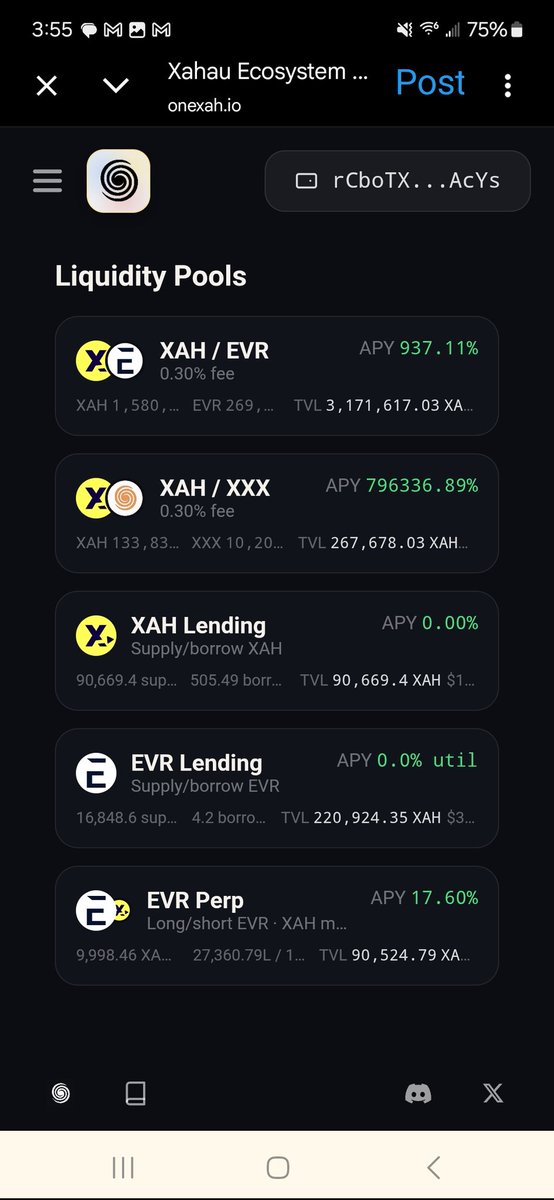 Cbot_Xrpl's tweet photo. You can join us at https://t.co/RWjKSoJEct, use your XRPL address in Xaman to get a few free $XAH with: https://t.co/Gjf9aDJUqZ , jump to the #Xahau sidechain and come play. 

Code is the same as the #XRPL, no ETH BS. Friendly community, same flows you're used to on the #XRPL. Why learn ETH? Why wait for DeFi? Its here now and coming to the #XRPL
