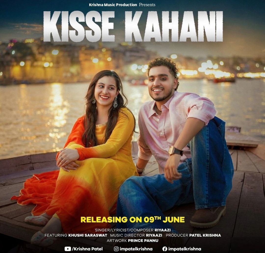 ImPatelKrishna's tweet photo. KISSE KAHANI song is released on 09th June on YouTube Channel. Do watch it on me official YouTube Channel @ImPatelKrishna and @KhushiiSaraswat's official YouTube Channel.
This song is available on 12 apps, such as Spotify, In Rail Music, Amazon Music, Apple Music, Gana, JioSaavn. https://t.co/Tu4WlDMUeE