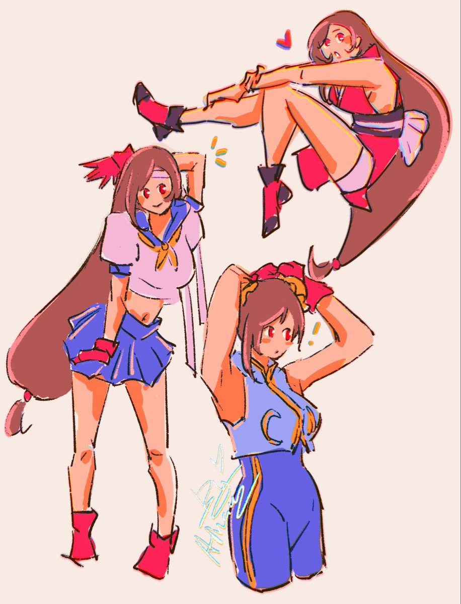 _xAinaa's tweet photo. Tifa X Street Fighter https://t.co/1F9W6PnS5Q