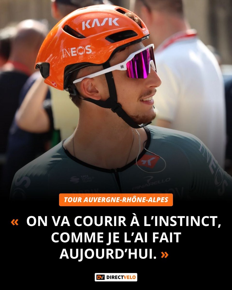 directvelo's tweet photo. Kévin Vauquelin est passé à l'attaque d'emblée ! 
🎤 > https://t.co/7rr07tSiBT https://t.co/5PMSVeB9XV