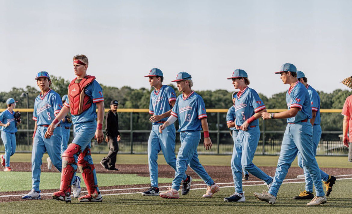 BlacksmithsBase's tweet photo. Congrats to our 2029-Lowcountry Blacksmiths on reaching the championship game of the @prepbaseball Carolina Summer Championship! https://t.co/tRFR0O1A3G