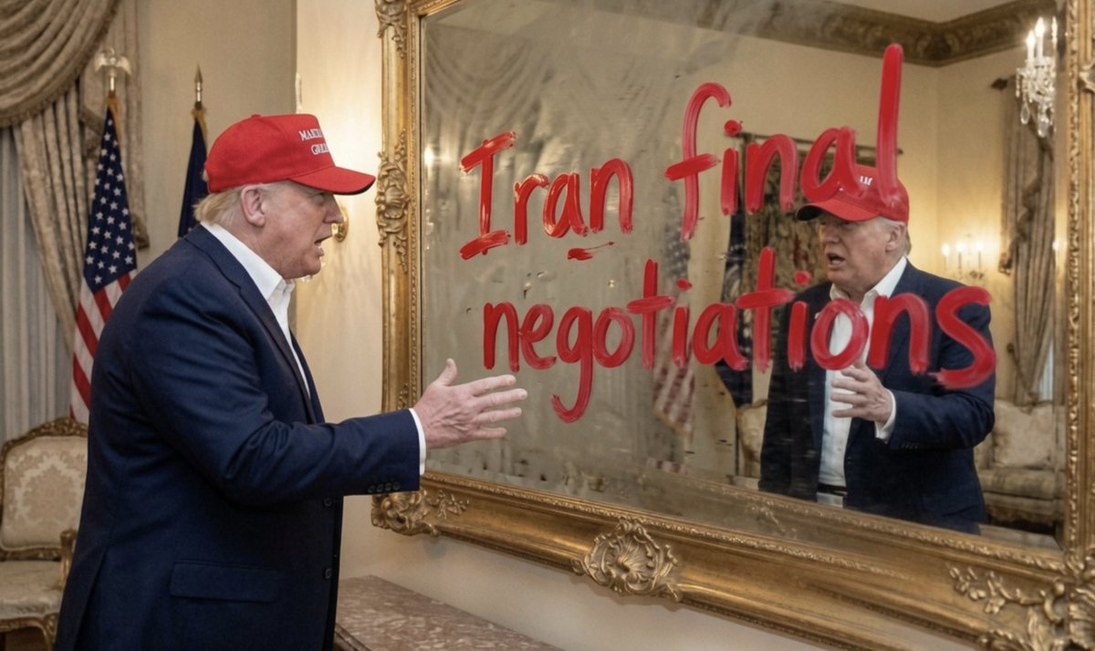 Mark4XX's tweet photo. TRUMP: Back to the final negotiations ... https://t.co/6yIFuXp8BF