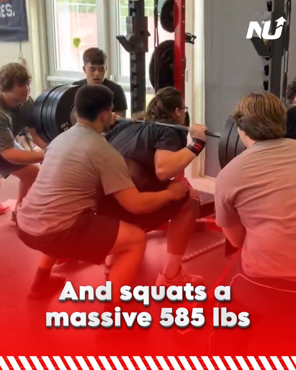 nextupks's tweet photo. 🏈 @NoahLtReid75 | OL | Class of 2027
📍 Shawnee Mission North Bison

At 6’6”, 290 lbs with a 6’9.5” wingspan, Noah Reid is built different. The numbers don’t lie —

⚡ 585 lb Squat
⚡ 340 lb Power Clean
⚡ 330 lb Bench
⚡ 30” Vert

📚4.73 GPA https://t.co/W145pBAsxe