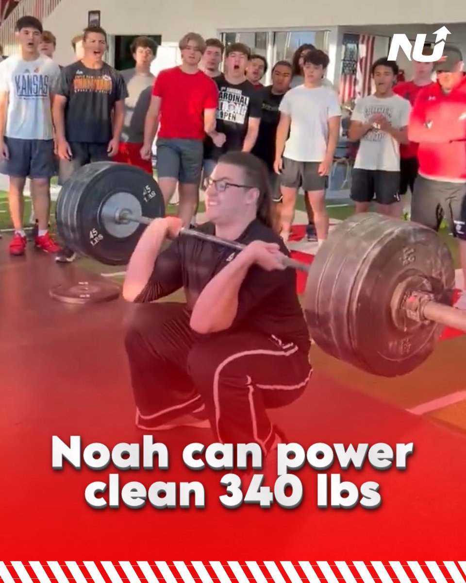 nextupks's tweet photo. 🏈 @NoahLtReid75 | OL | Class of 2027
📍 Shawnee Mission North Bison

At 6’6”, 290 lbs with a 6’9.5” wingspan, Noah Reid is built different. The numbers don’t lie —

⚡ 585 lb Squat
⚡ 340 lb Power Clean
⚡ 330 lb Bench
⚡ 30” Vert

📚4.73 GPA https://t.co/W145pBAsxe