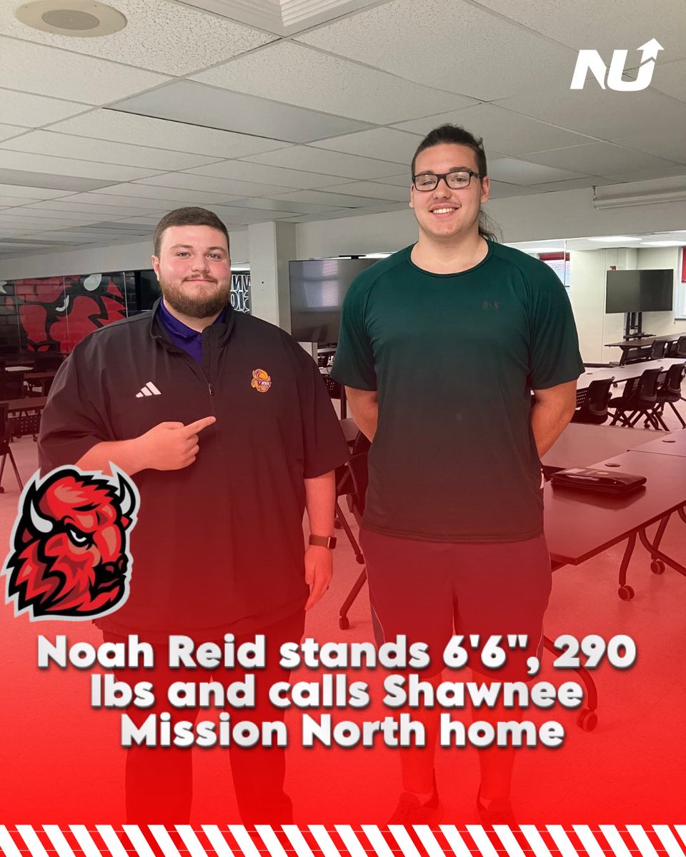 nextupks's tweet photo. 🏈 @NoahLtReid75 | OL | Class of 2027
📍 Shawnee Mission North Bison

At 6’6”, 290 lbs with a 6’9.5” wingspan, Noah Reid is built different. The numbers don’t lie —

⚡ 585 lb Squat
⚡ 340 lb Power Clean
⚡ 330 lb Bench
⚡ 30” Vert

📚4.73 GPA https://t.co/W145pBAsxe