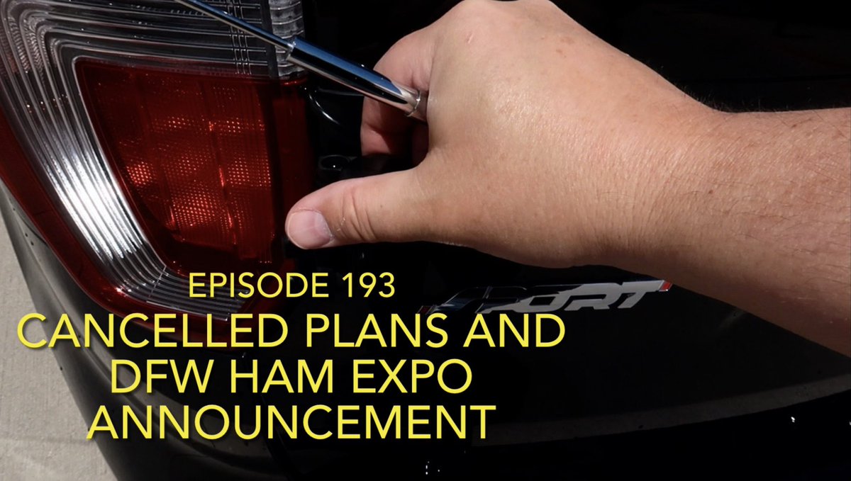 GetOutInLife's tweet photo. A new video premieres tonight at 5:00 PM Central.  Come join us for the live chat!

Cancelled Plans and DFW Ham Expo Announcement - Ep. 193
https://t.co/Wqaah4hYbM https://t.co/PBbTTWGFBI