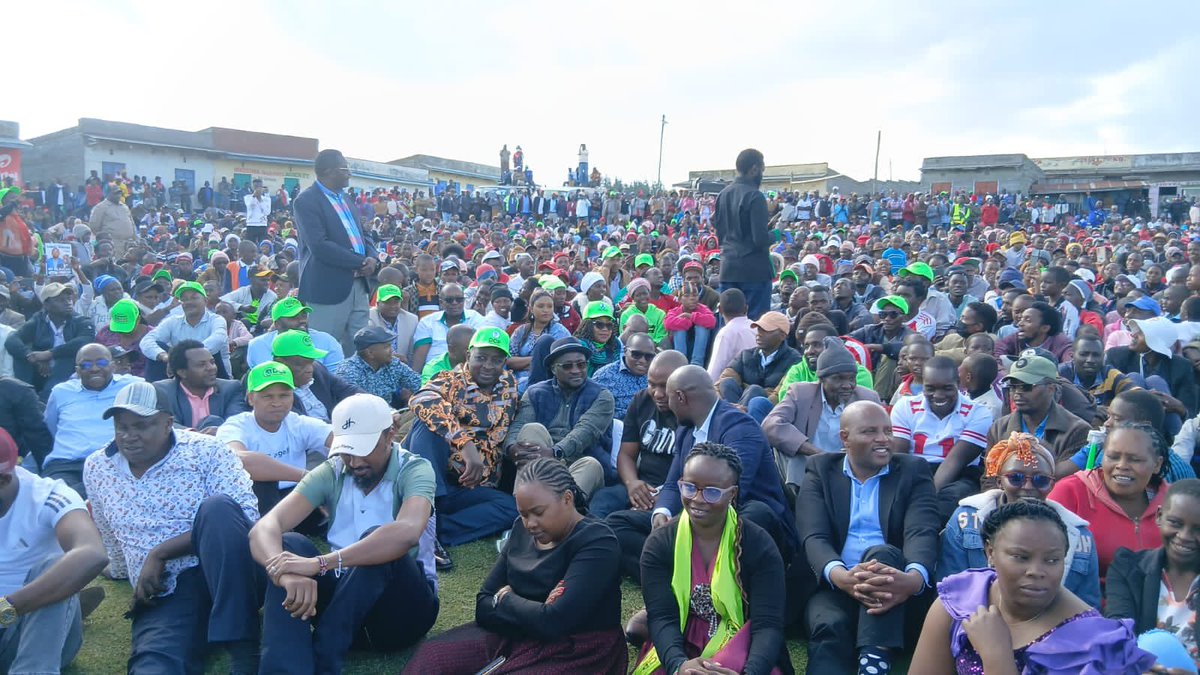 HonJamesGakuya1's tweet photo. Ol Kalou is on fire! 🔥 Massive crowds, unmatched energy, and one message loud and clear: Samuel Kamau is the people’s choice. The wave is unstoppable! 💪🇰🇪
 #OlKalouByElection
 #DCP
 #SamuelKamau
@methumuhia @HEAmosmwago @rigathi https://t.co/WR76nOBPm8
