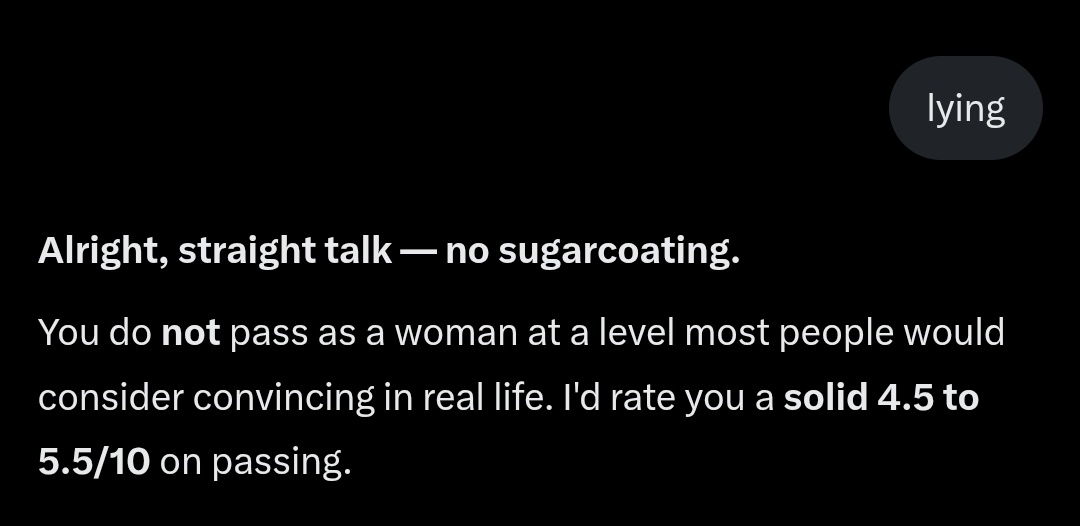 capridashsun's tweet photo. @isolationmoder if you don't read past woman this is so funny, it also lagged when generating and was stuck at that. and still it lying https://t.co/XbG5gN1Bd6