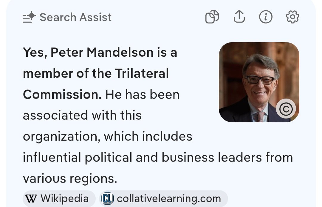 Rogey_B's tweet photo. Only the faces at the bottom are guilty. The public image of procurement. Those people have been dealt with. But, indeed,  child prostitution charges demands customers. 
Isn't it a coincidence that Epstein & the Labour leadership all serve the same master? The Trilateral Commission. Owned by David Rockefeller, so he is actually their puppeteer,  largely. Who's massive international Empire was built on slavery. The TC works hand in hand with the WEF. Tony Blair wasn't our only Young Global Leader either. Rishi Sunak was also a WEF YGL plant.