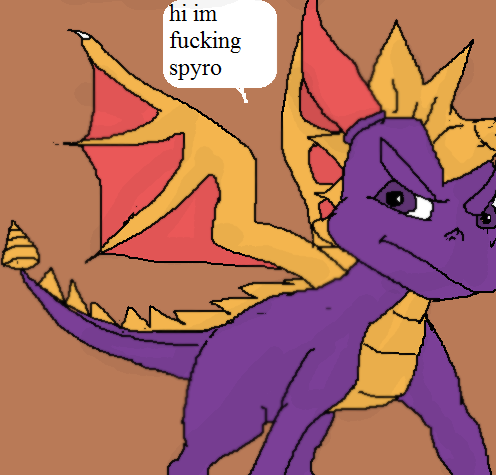 tailsgottrolled's tweet photo. spyro pulling up after the P6 reveal https://t.co/ZtT6DkN6ja