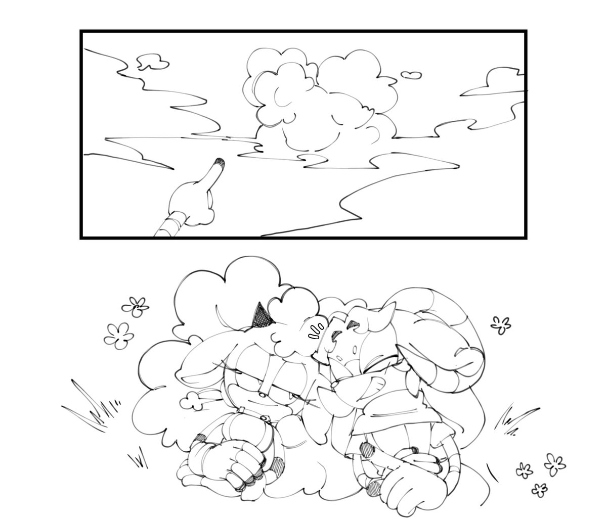 MariaArtes51's tweet photo. 1/2 

Clouds... that's all 

(This is a sketch from months ago; I never finished it, but I'm posting it anyway) https://t.co/I1OjgEXeXq