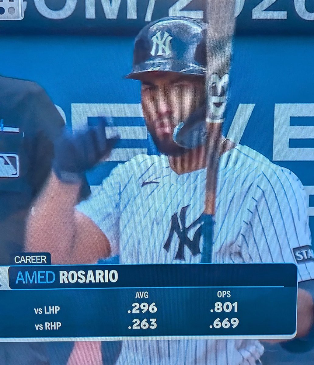 ______ramz's tweet photo. Is Amed Rosario using Babe Ruth's bat? https://t.co/mZ1eXO4NM6