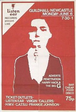 JD_Central's tweet photo. Joy Division OTD 1977: Guild Hall, Newcastle. With the Adverts and Penetration (pictured). “It was the first time we'd used borrowed equipment, meaning we had to walk on, plug in, and play. So we sounded dreadful” - Peter Hook, Unknown Pleasures 
Photo: Cindy Stern https://t.co/yX2aDcDPVV