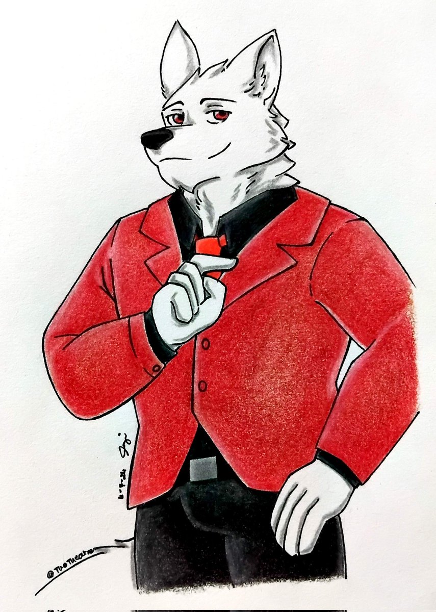 CCabojoc's tweet photo. You better behave on his theatre, or else....

The Showmaster from The Theatre by Rhettoeraven 🐺❤️

#fanart #furryart #furryvn #wolf https://t.co/DjXzlmvGbb