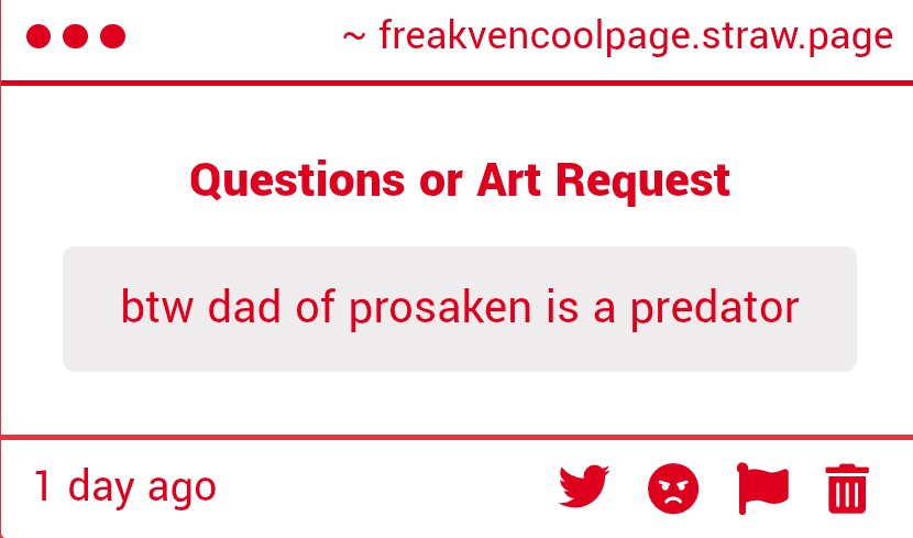 7even4i's tweet photo. Knew abt this today so yeah, someone send me a video about him so meh.
#prosaken #prosakentwt #strawpage https://t.co/KwrOhRZDoJ