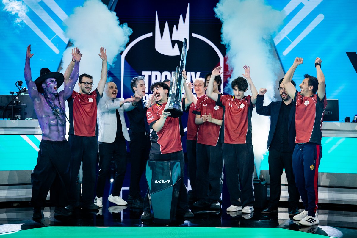G2League's tweet photo. RULERS OF EUROPE 🏆 https://t.co/CLao6ryav6