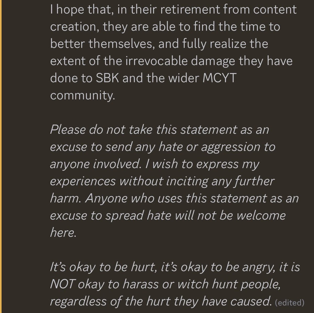 leon69yeetdab's tweet photo. A statement about AvidMC and Marma1ade: https://t.co/XPigmuHDTs