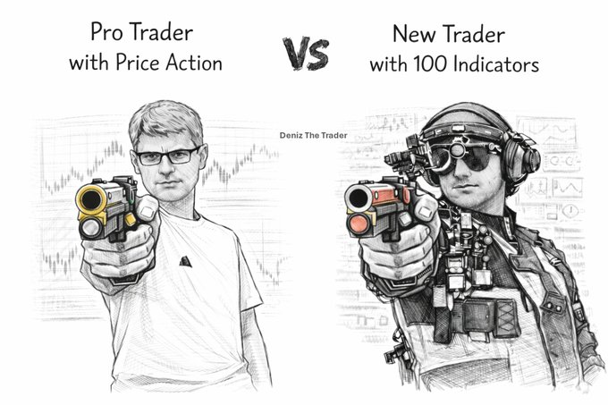 DenizTheTrader's tweet photo. Price Action  🆚  Indicators

    What Do You Choose? https://t.co/nX8VXklf1M