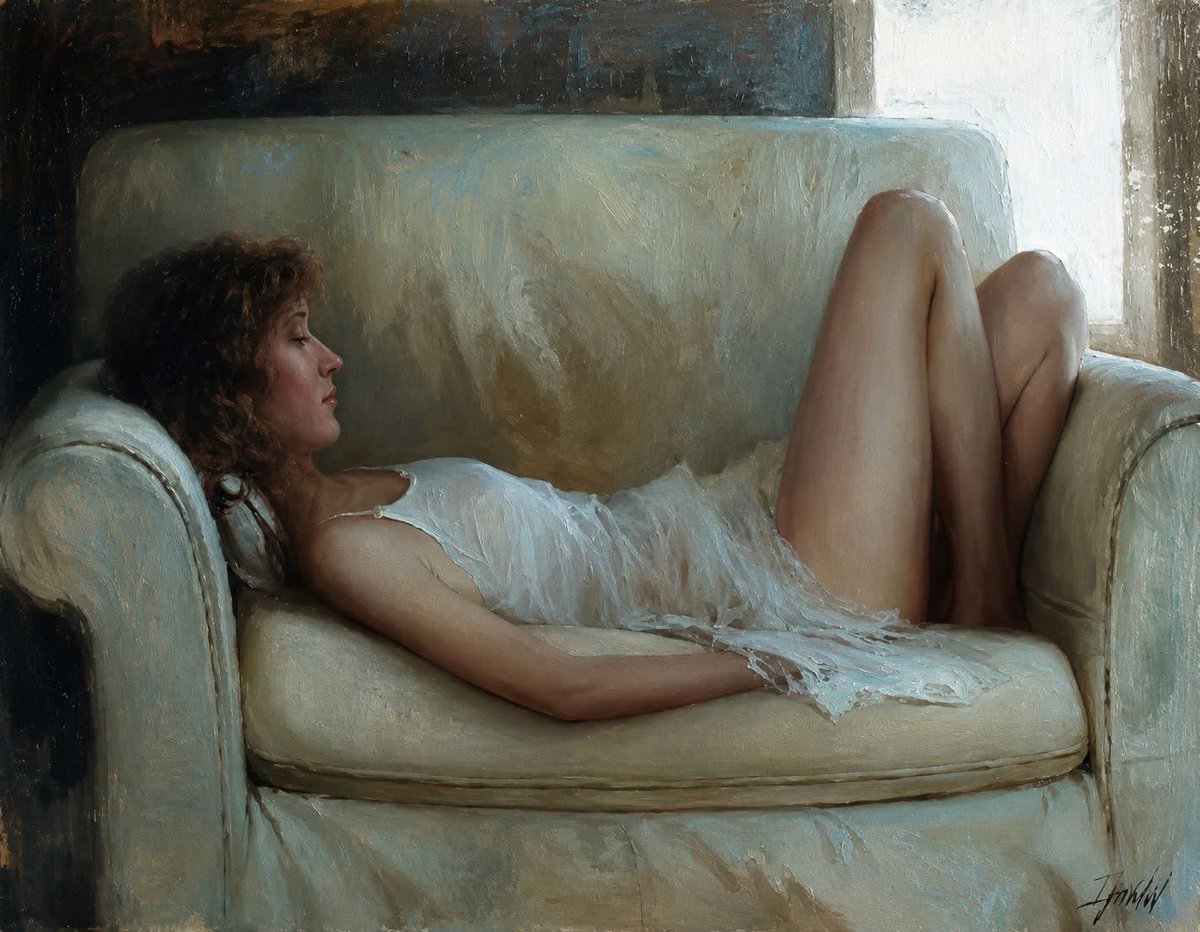 art_forus's tweet photo. " كيف يَضيعُ العُمر؟
في إنتظار اللحظة المُناسِبة " 

Art by jeremy lipking https://t.co/zW1J50Ezpu