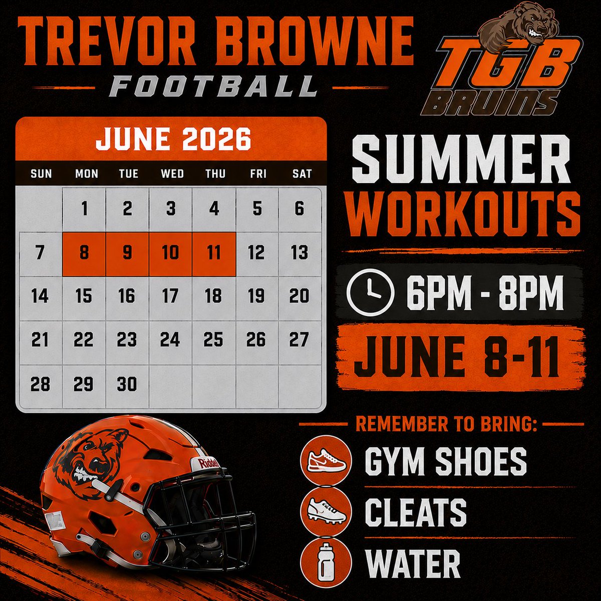 Browne_Football's tweet photo. Successful Week 1 in the books!  The GRIND continues in Week 2...Let's get it ‼️ https://t.co/O20lx0lPcJ